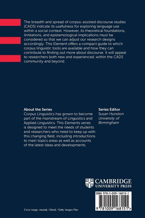 Produktbild: Corpus-Assisted Discourse Studies