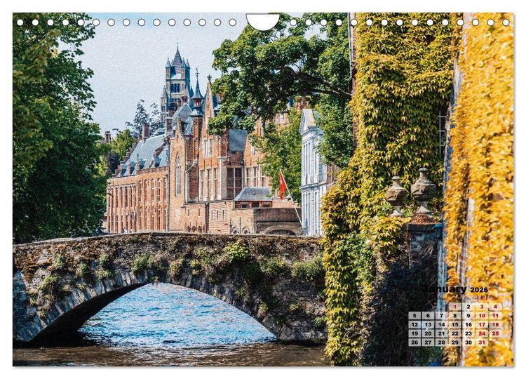 Produktbild: The Fascination of Bridges (Wall Calendar 2026 DIN A4 landscape), CALVENDO 12 Month Wall Calendar