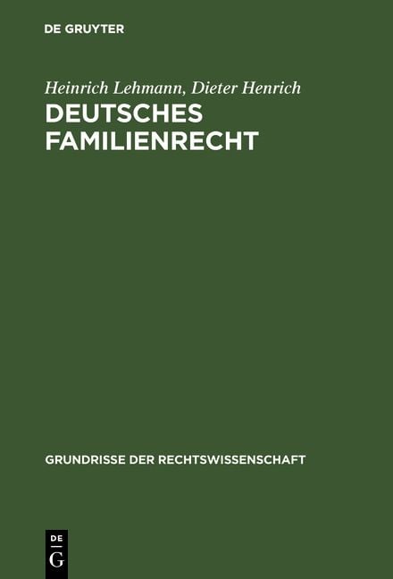 Produktbild: Deutsches Familienrecht