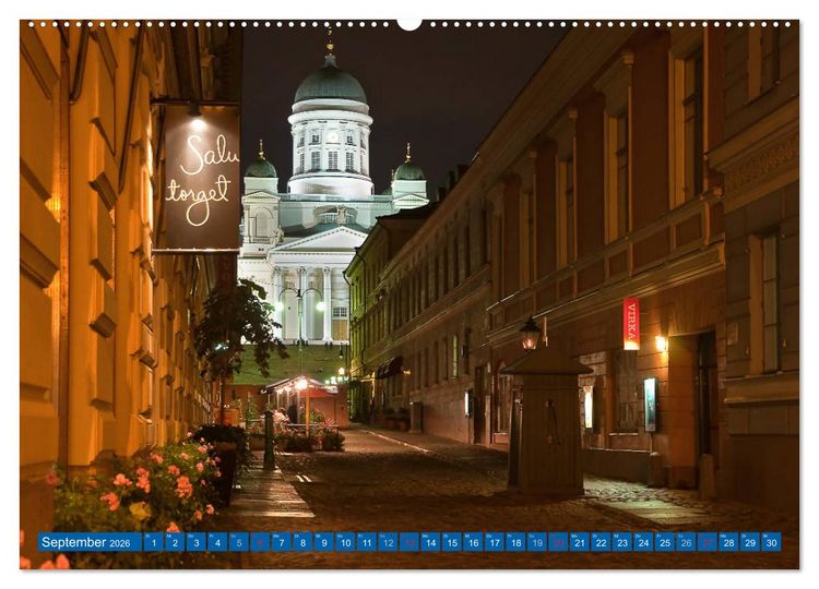 Produktbild: Helsinki - Die lebenswerteste Stadt der Welt (Wandkalender 2026 DIN A2 quer), CALVENDO Monatskalender
