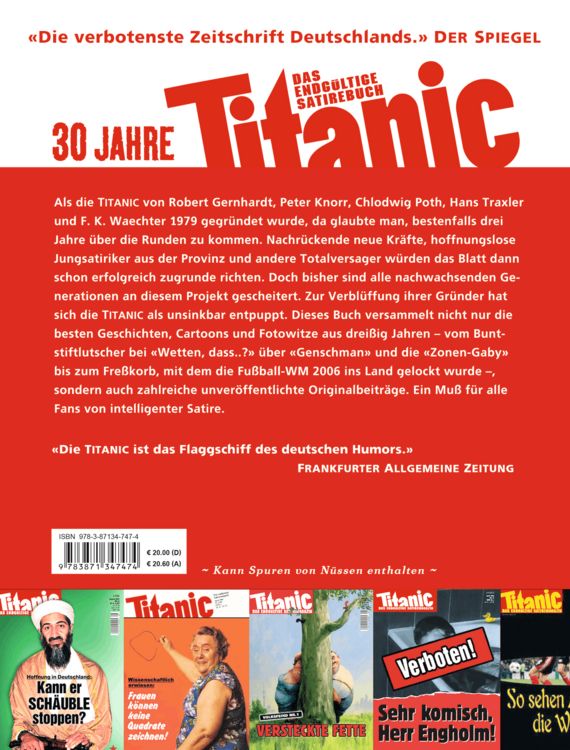 Produktbild: Titanic: Das Erstbeste aus 30 Jahren