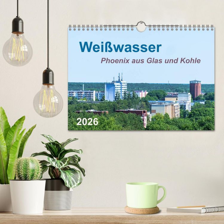 Produktbild: Wei&szlig;wasser - Phoenix aus Glas und Kohle (Wandkalender 2026 DIN A4 quer), CALVENDO Monatskalender