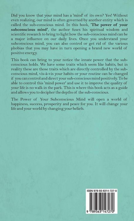 Produktbild: THE POWER OF YOUR SUBCONSCIOUS MIND