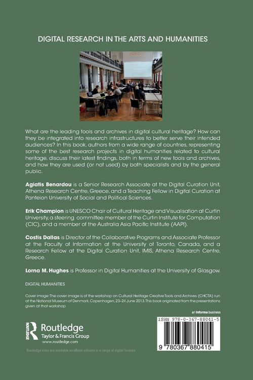 Produktbild: Cultural Heritage Infrastructures in Digital Humanities