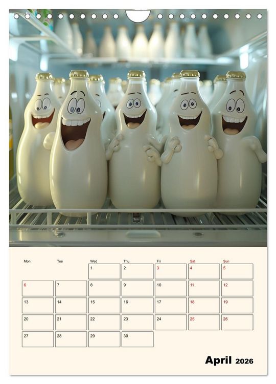 Produktbild: The Light ist still on in the Fridge (Wall Calendar 2026 DIN A4 portrait), CALVENDO 12 Month Wall Calendar