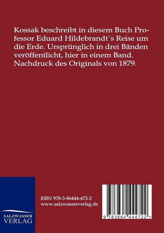 Produktbild: Professor Eduard Hildebrandt's Reise um die Erde