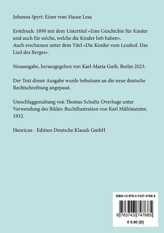 Produktbild: Einer vom Hause Lesa