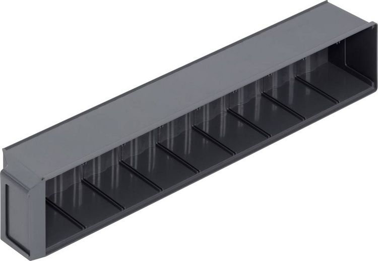 Produktbild: Alutec 66031 Sichtlagerkasten (L x B x H) 500 x 91 x 81mm Dunkelgrau 1St.