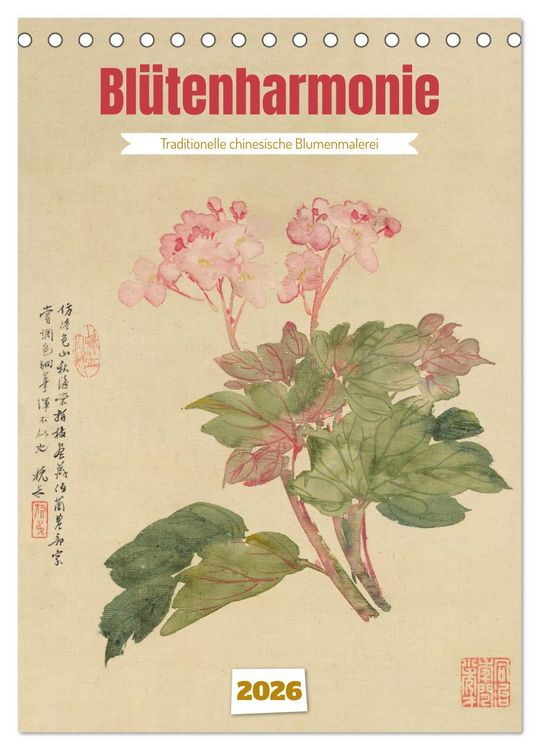 Produktbild: Bl&uuml;tenharmonie (Tischkalender 2026 DIN A5 hoch), CALVENDO Monatskalender