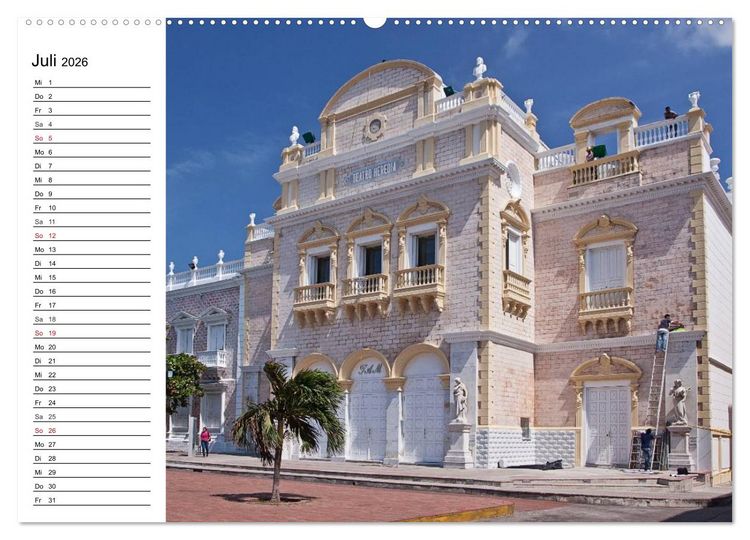 Produktbild: Kolumbien Impressionen (Wandkalender 2026 DIN A2 quer), CALVENDO Monatskalender