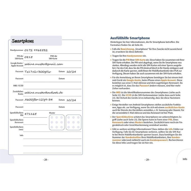 Produktbild: Zettel ade, Passwort okay! Das schlaue Passwortbuch