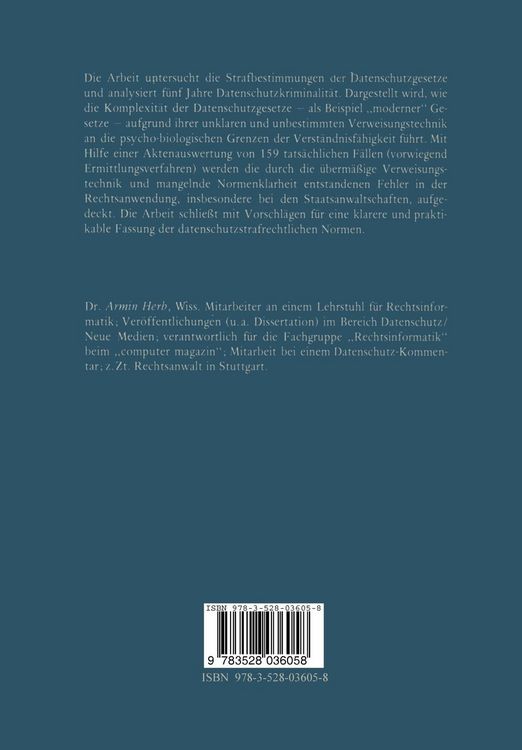 Produktbild: Verweisungsfehler im Datenschutz-Strafrecht