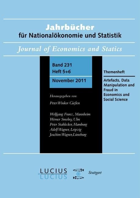 Produktbild: Methodological Artefacts, Data Manipulation and Fraud in Economics and Social Science