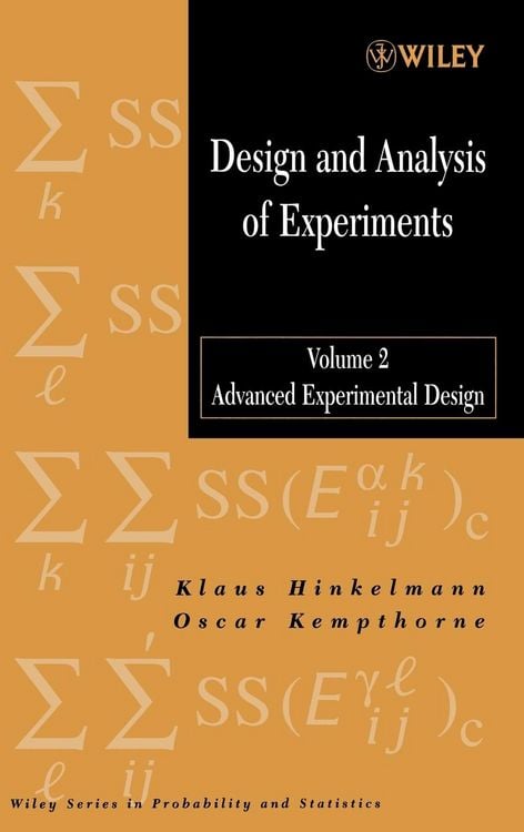 Produktbild: Design Analy Experiments V2 1e