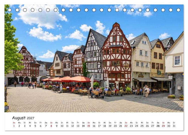 Produktbild: Runkel - Idylle an der Lahn (Tischkalender 2027 DIN A5 quer), CALVENDO Monatskalender