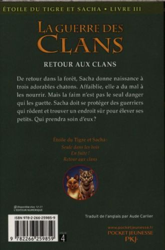 Produktbild: La guerre des clans. Etoile du Tigre et Sacha