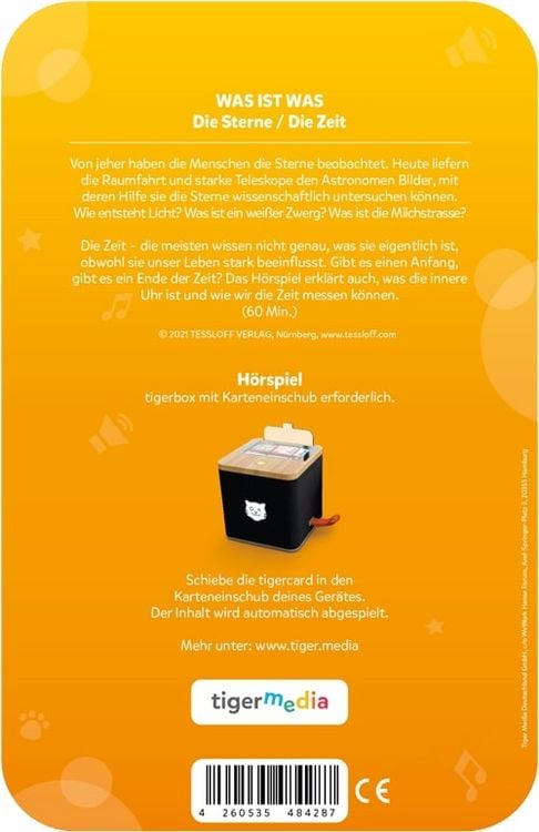 Produktbild: tigercard - WAS IST WAS - Die Sterne/ Die Zeit