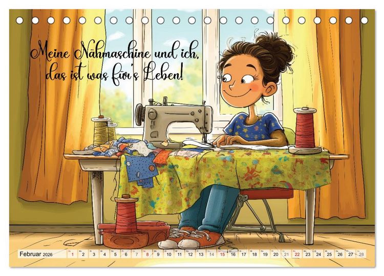 Produktbild: Fr&ouml;hlich eingef&auml;delt (Tischkalender 2026 DIN A5 quer), CALVENDO Monatskalender