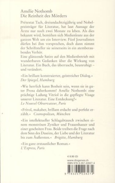 Produktbild: Die Reinheit des M&ouml;rders