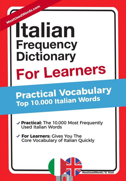 Produktbild: Italian Frequency Dictionary For Learners - Practical Vocabulary - Top 10.000 Italian Words