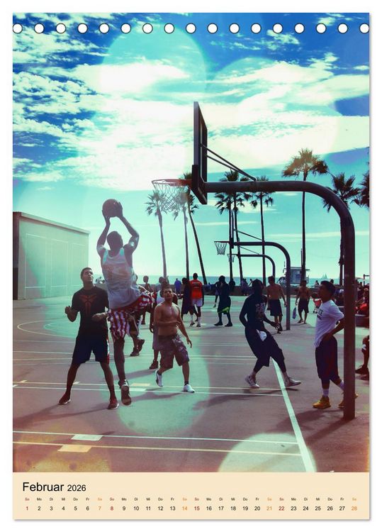Produktbild: Basketball Fun (Tischkalender 2026 DIN A5 hoch), CALVENDO Monatskalender
