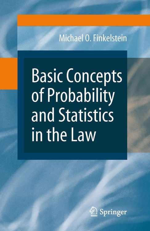 Produktbild: Basic Concepts of Probability and Statistics in the Law
