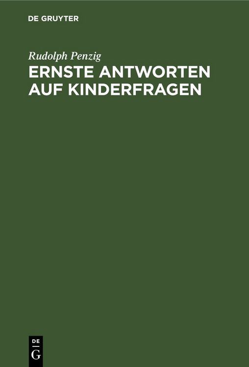 Produktbild: Ernste Antworten auf Kinderfragen