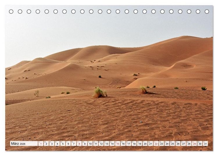 Produktbild: Die SAHARA in Marokko, Faszinierende W&uuml;stenregionen (Tischkalender 2026 DIN A5 quer), CALVENDO Monatskalender