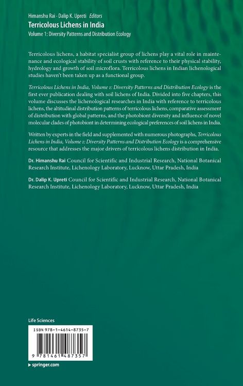Produktbild: Terricolous Lichens in India