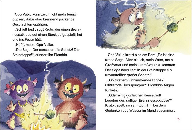 Produktbild: Die Vulkanos br&uuml;ten was aus! / Vulkanos Band 4