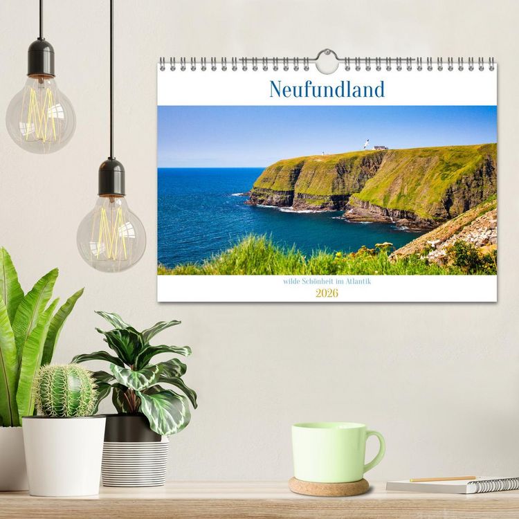 Produktbild: Neufundland - wilde Sch&ouml;nheit im Atlantik (Wandkalender 2026 DIN A4 quer), CALVENDO Monatskalender