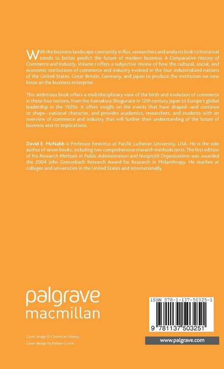Produktbild: A Comparative History of Commerce and Industry, Volume I