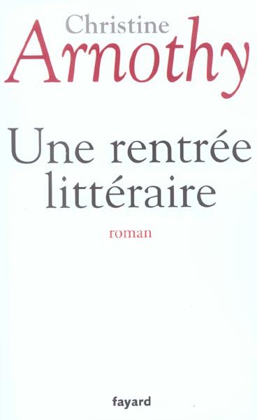 Produktbild: Une rentr&eacute;e litt&eacute;raire