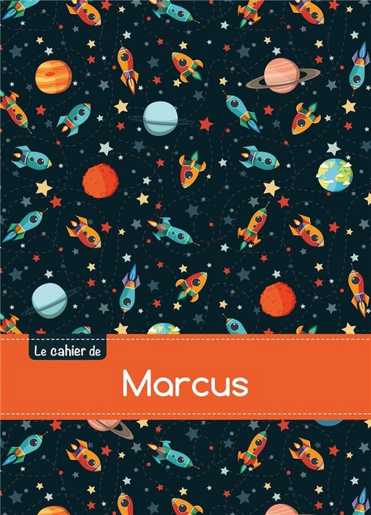 Produktbild: Cahier marcus blanc,96p,a5 espace