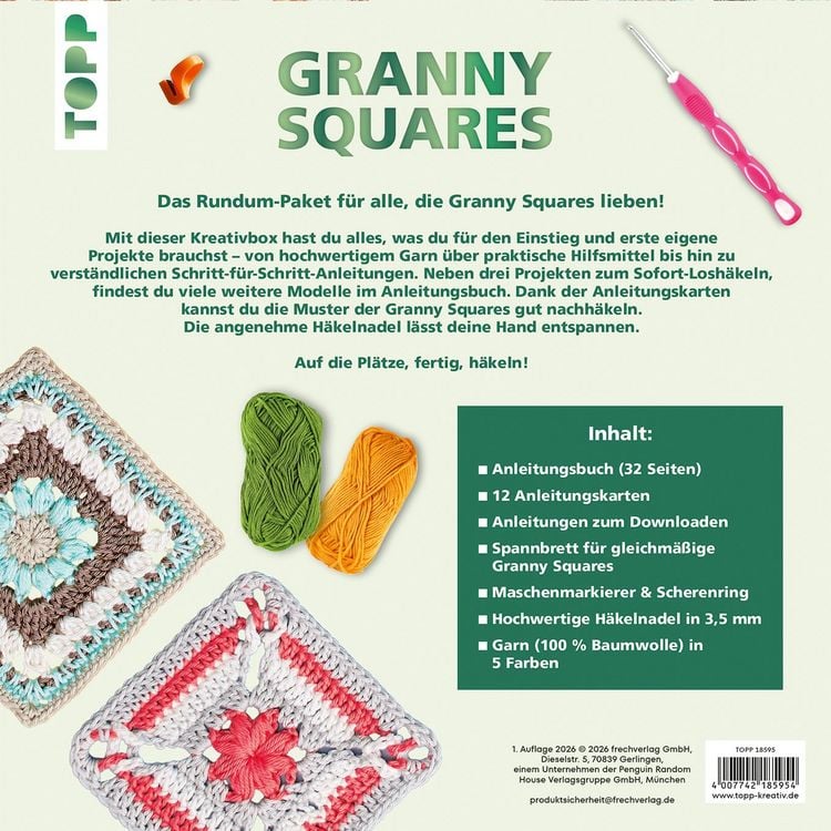 Produktbild: Die wunderbare Kreativbox Granny Squares