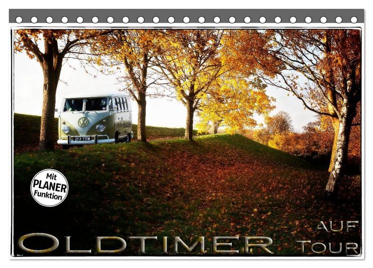 Produktbild: Oldtimer auf Tour (Tischkalender 2026 DIN A5 quer), CALVENDO Monatskalender