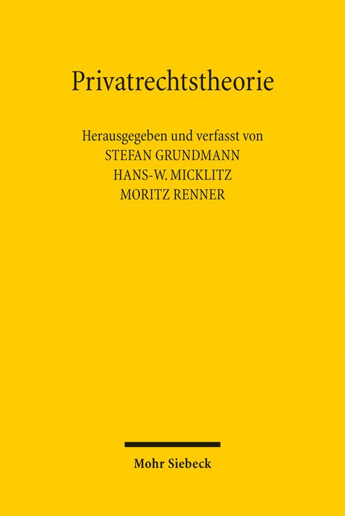 Produktbild: Privatrechtstheorie