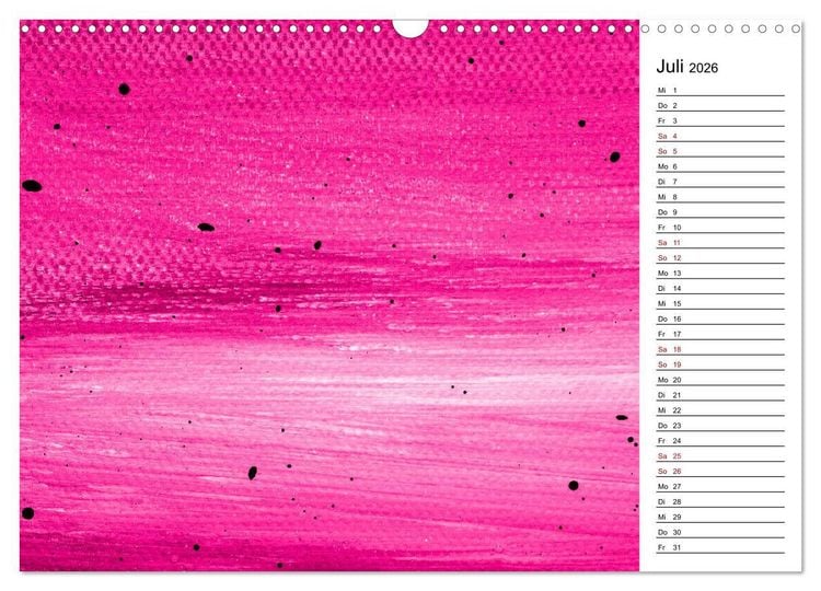 Produktbild: Mein bunter DIY-Bastelkalender (Wandkalender 2026 DIN A3 quer), CALVENDO Monatskalender