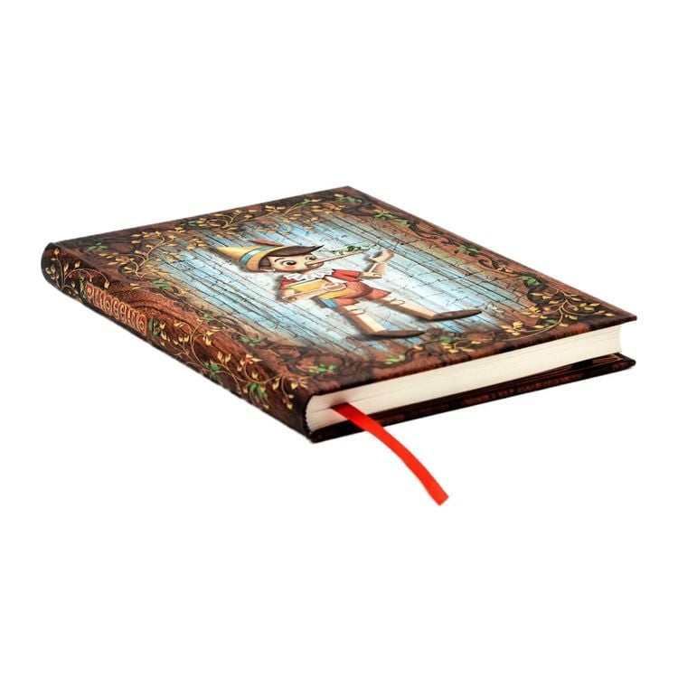 Produktbild: Notizbuch Carlo Collodi, Pinocchio Midi Unliniert