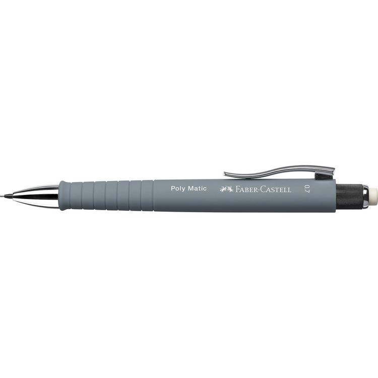 Produktbild: FABER-CASTELL Druckbleistift Poly Matic 0,7mm grau