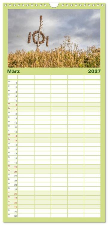 Produktbild: Familienplaner 2027 - Der Harz - eine geheimnisvolle Welt mit 5 Spalten (Wandkalender, 21 x 45 cm) CALVENDO