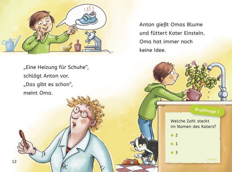 Produktbild: Leseprofis &ndash; Die total verr&uuml;ckte Schrumpf-Maschine, 1. Klasse
