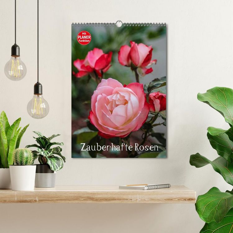 Produktbild: Zauberhafte Rosen (Wandkalender 2026 DIN A3 hoch), CALVENDO Monatskalender