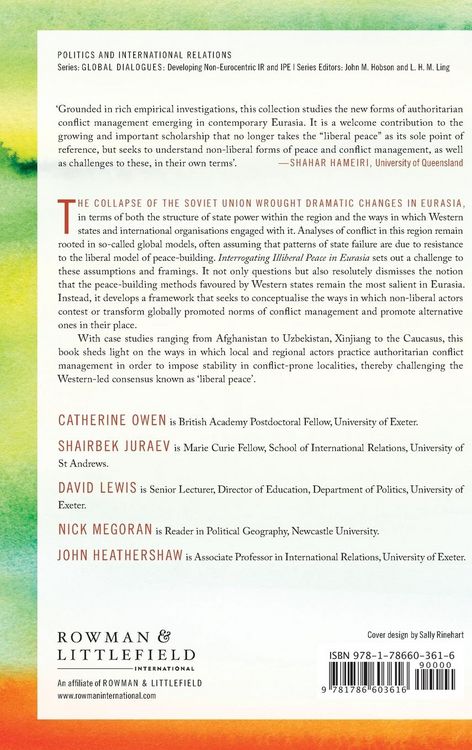 Produktbild: Interrogating Illiberal Peace in Eurasia