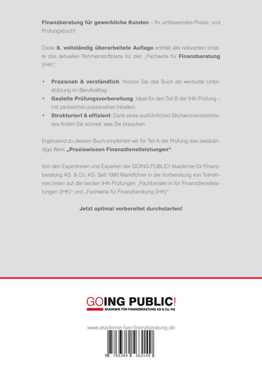 Produktbild: Finanzberatung f&uuml;r gewerbliche Kunden