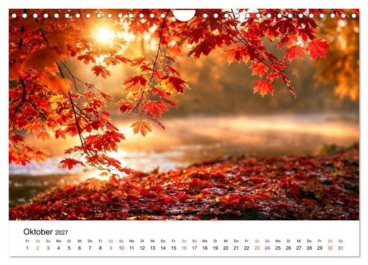 Produktbild: Sonnenjahr (Wandkalender 2027 DIN A4 quer), CALVENDO Monatskalender