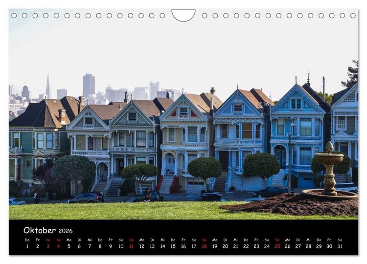 Produktbild: Rundreise Kalifornien mit Las Vegas (Wandkalender 2026 DIN A4 quer), CALVENDO Monatskalender