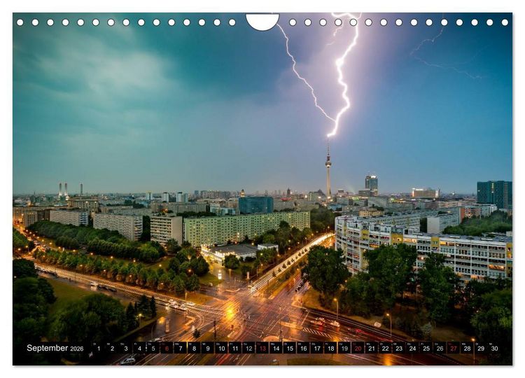 Produktbild: Berlin - Bilder einer Metropole (Wandkalender 2026 DIN A4 quer), CALVENDO Monatskalender