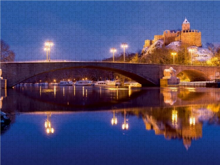 CALVENDO Puzzle Monschau 1000 Teile Lege-Größe 64 x 48 cm Foto-Puzzle Bild von Arno Klatt