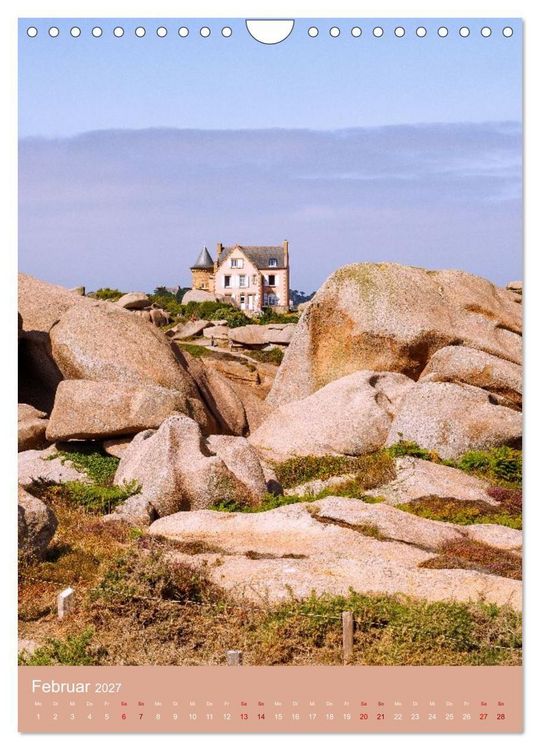 Produktbild: Facetten der Bretagne. Granit, Meer und Geschichte (Wandkalender 2027 DIN A4 hoch), CALVENDO Monatskalender